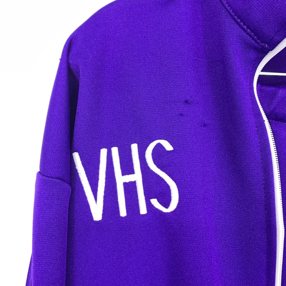 Vintage Varsity Spirit Fashions Cheer Track Suit Jacket Pants Purple Gold Y2K - Picture 6 of 12